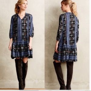 Anthropologie Holding Horses Boho Dress